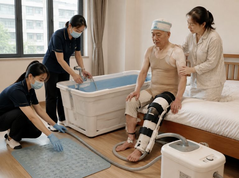 镇江术后康复居家助浴服务